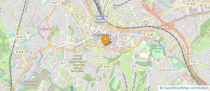 localisation de l'entreprise MONSIEUR TEHI DIABY à CHAMBERY