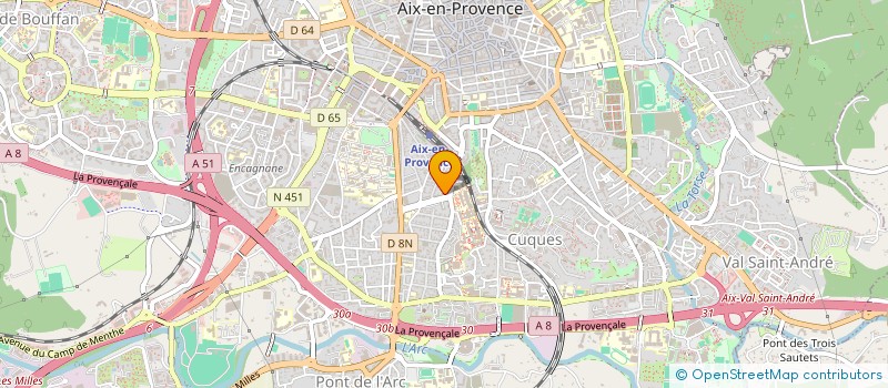 localisation de l'entreprise MONSIEUR TEIKI MARTIN à AIX-EN-PROVENCE