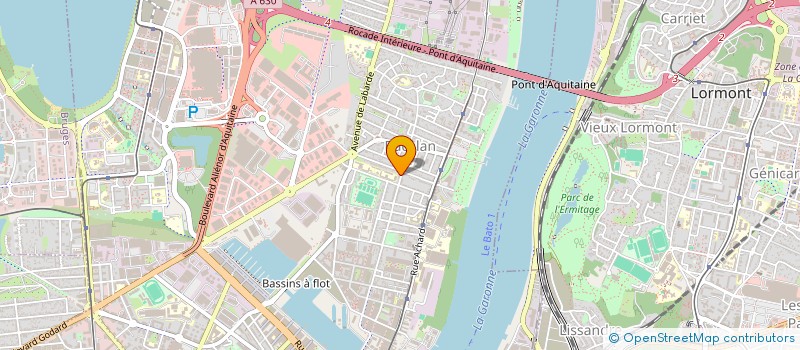 localisation de l'entreprise MONSIEUR TEIMURAZ AKHALAIA  BORDEAUX