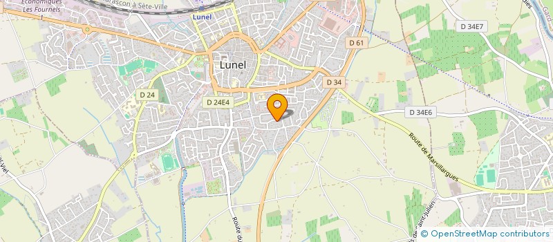 localisation de l'entreprise MONSIEUR TEIVA HOLTERMANN  LUNEL