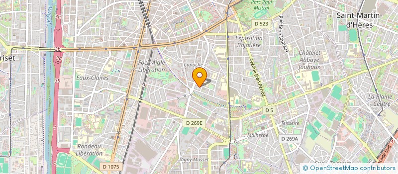 localisation de l'entreprise MONSIEUR TEJEDDINE AYACHI à GRENOBLE