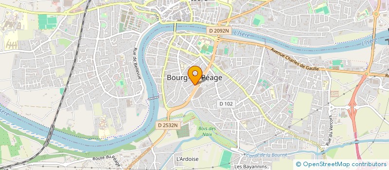 localisation de l'entreprise MONSIEUR TEJI PENETRO  BOURG-DE-PEAGE