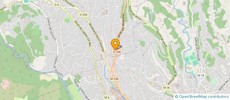 localisation de l'entreprise MONSIEUR TEJJI TORROELLA à SAINT-PAUL-DE-VENCE