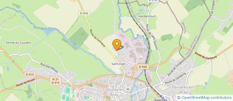 localisation de l'entreprise MONSIEUR TEJJY MAES  GOURNAY-EN-BRAY