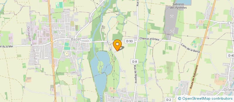 localisation de l'entreprise MONSIEUR TEJY LAFFITTE  BOURS