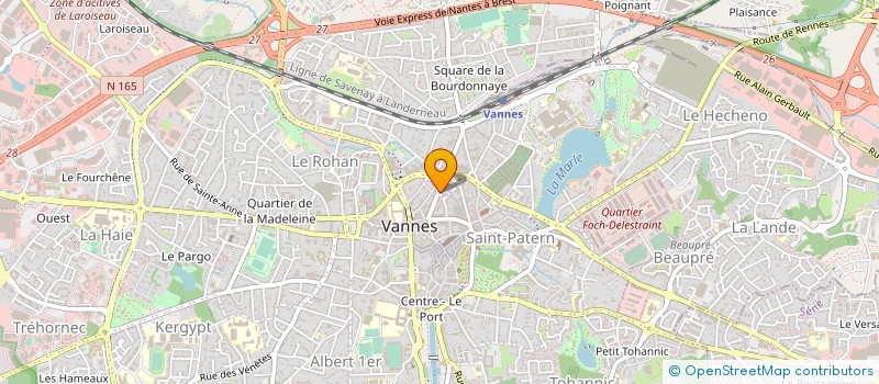 localisation de l'entreprise MONSIEUR TEJY LOBRY à VANNES
