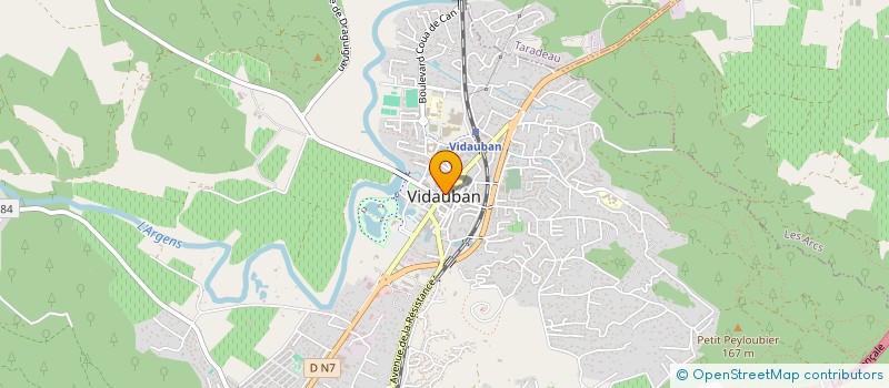 localisation de l'entreprise MONSIEUR TEKIN YOLOGLU à VIDAUBAN
