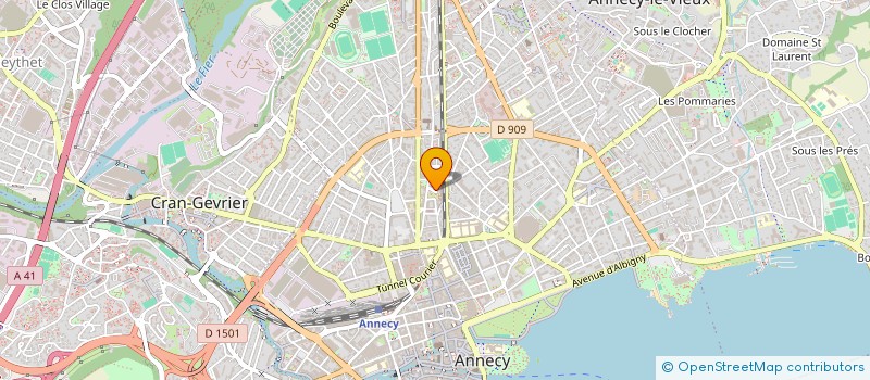 localisation de l'entreprise MONSIEUR TEKLEZGI ZERAY  ANNECY