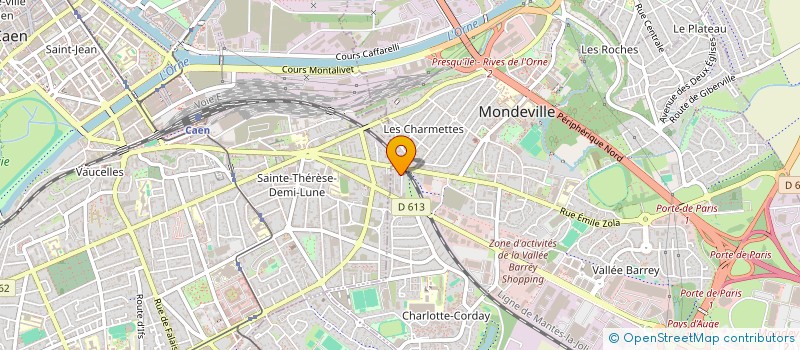 localisation de l'entreprise MONSIEUR TEKLU ZERAY TEWELDEBIRHAN  MONDEVILLE