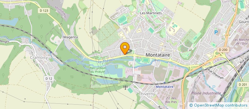 localisation de l'entreprise MONSIEUR TEKO KOUSSAWO  MONTATAIRE