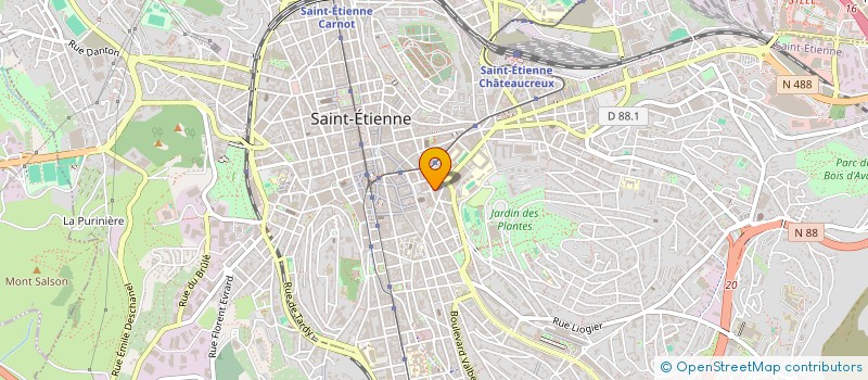 localisation de l'entreprise MONSIEUR TELAL MOHAMMED AHMED  SAINT-ETIENNE