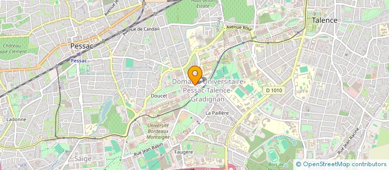 localisation de l'entreprise MONSIEUR TELDYLEFRANCK ROLGIS YOUNGUIMISSA  KOUBEMBA  PESSAC