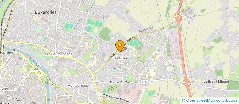 localisation de l'entreprise MONSIEUR TELI DIARRA  POITIERS