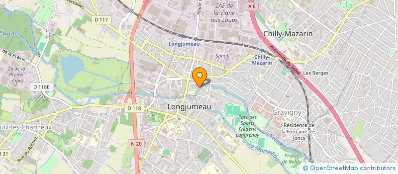 localisation de l'entreprise MONSIEUR TELMO DE SOUSA FRIAS à LONGJUMEAU