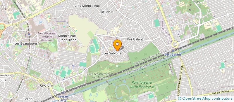 localisation de l'entreprise MONSIEUR TELVIN HODEBOURG  SEVRAN