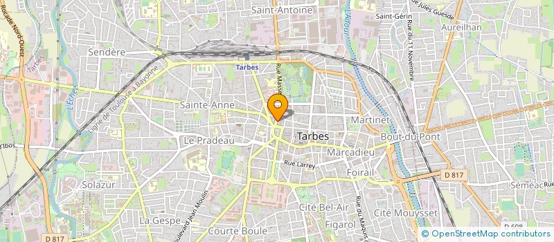 localisation de l'entreprise MONSIEUR TEMBUA MARCELINO NDO FERREIRA  SAINT-GAUDENS