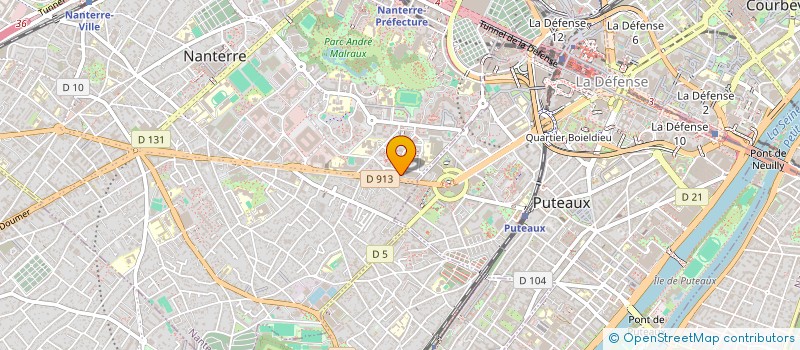 localisation de l'entreprise MONSIEUR TEMER TELLAS  NANTERRE