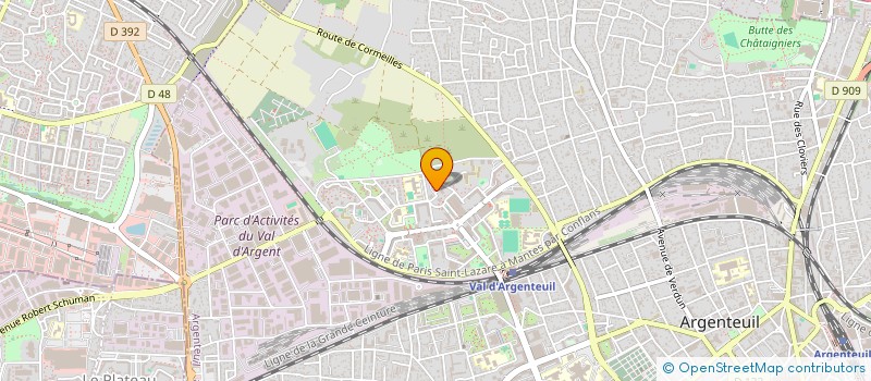 localisation de l'entreprise MONSIEUR TEMIDAYO ABBEY FOLORUNSHO  ARGENTEUIL