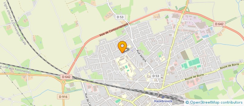 localisation de l'entreprise MONSIEUR TEMURI AVDOYAN  HAZEBROUCK