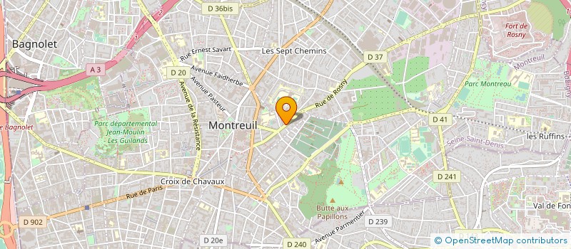 localisation de l'entreprise MONSIEUR TEMUUJIN ALTANBAGANA à MONTREUIL