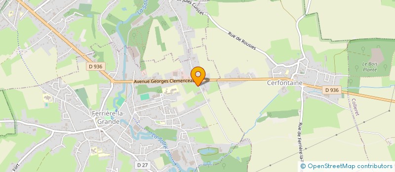 localisation de l'entreprise MONSIEUR TEMYNE REGNIER  FERRIERE-LA-GRANDE