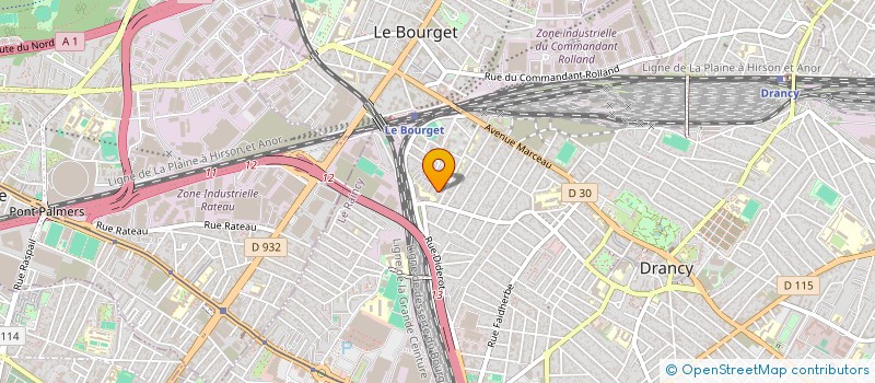 localisation de l'entreprise MONSIEUR TENDJAOUI YACINE  DRANCY