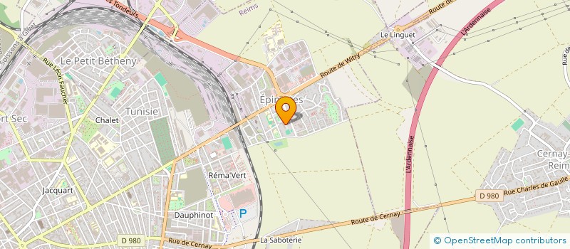 localisation de l'entreprise MONSIEUR TENENA OUATTARA  REIMS