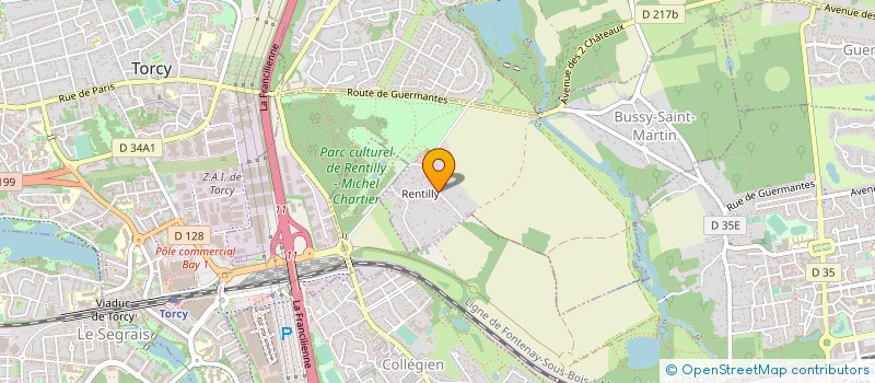 localisation de l'entreprise MONSIEUR TENG YANG  BUSSY-SAINT-MARTIN