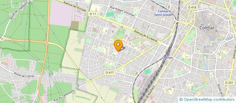 localisation de l'entreprise MONSIEUR TENI OLUROTIMI  COLMAR