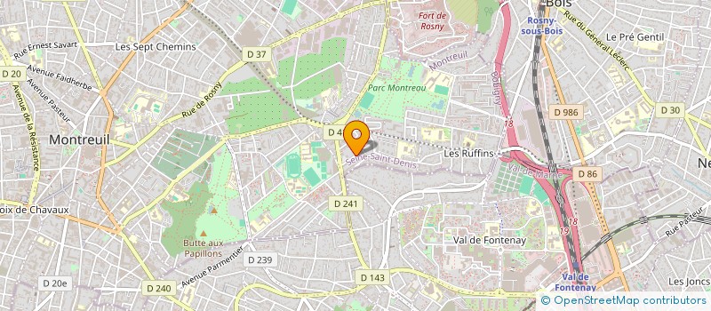 localisation de l'entreprise MONSIEUR TENNESSEE JAKUBIEC à MONTREUIL