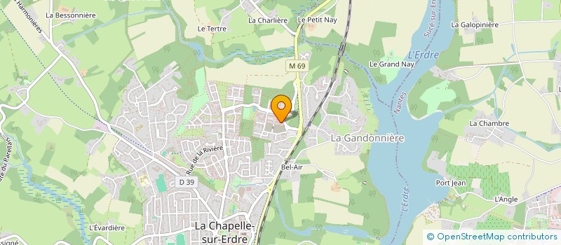 localisation de l'entreprise MONSIEUR TENYALO TEA  LA CHAPELLE-SUR-ERDRE