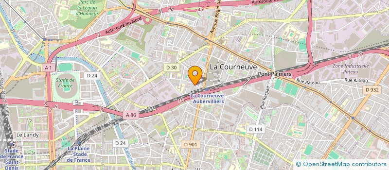 localisation de l'entreprise MONSIEUR TENZIN DHEKHANG à LA COURNEUVE