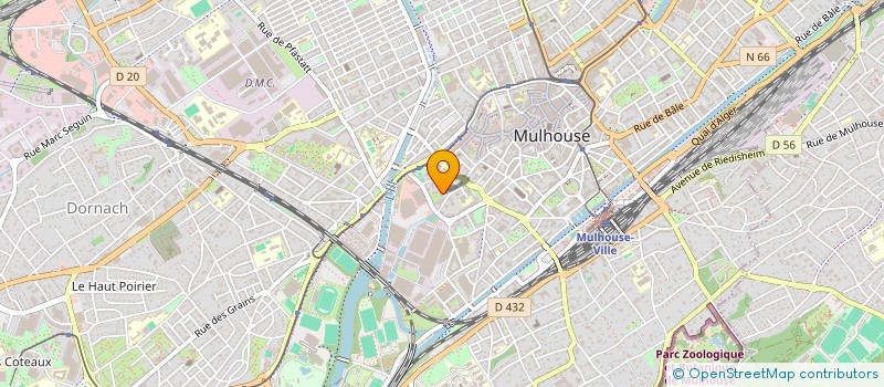 localisation de l'entreprise MONSIEUR TENZIN FONTAINE  MULHOUSE