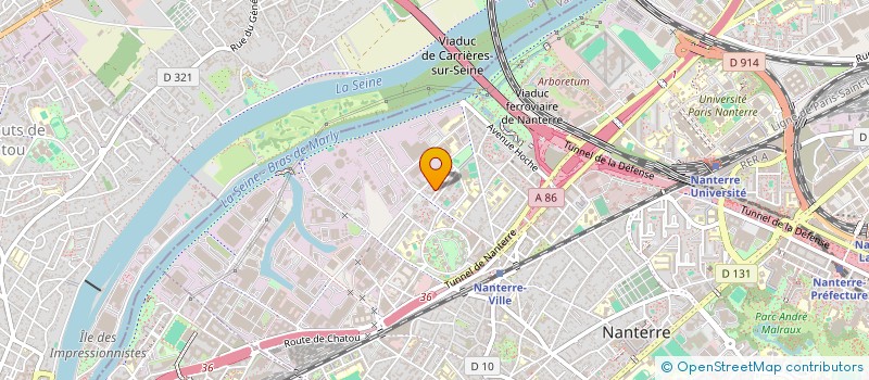 localisation de l'entreprise MONSIEUR TENZIN GOONAM  NANTERRE