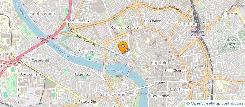 localisation de l'entreprise MONSIEUR TEO BEAUDELAIN  TOULOUSE
