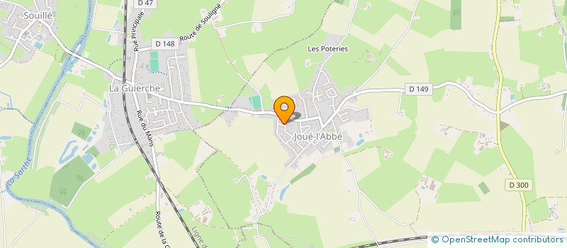 localisation de l'entreprise MONSIEUR TEO BRUNNER  JOUE-L'ABBE