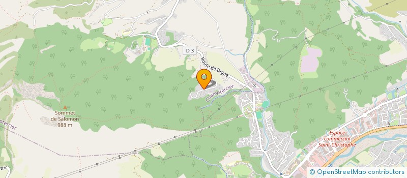 localisation de l'entreprise MONSIEUR TEO BURLE  CHAMPTERCIER