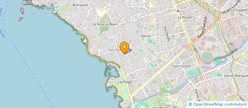 localisation de l'entreprise MONSIEUR TEO BUSIN à MARSEILLE