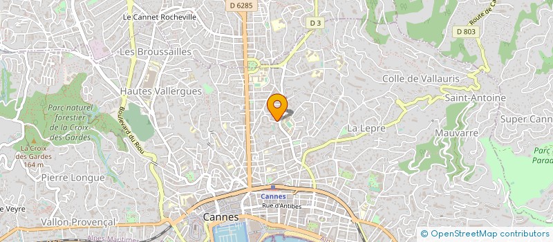 localisation de l'entreprise MONSIEUR TEO CAMUS à CANNES