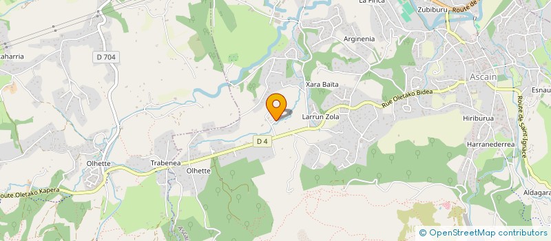 localisation de l'entreprise MONSIEUR TEO CEDARRY à ASCAIN