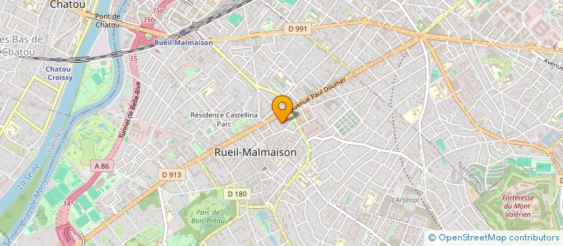 localisation de l'entreprise MONSIEUR TEO COURTOIS à RUEIL-MALMAISON