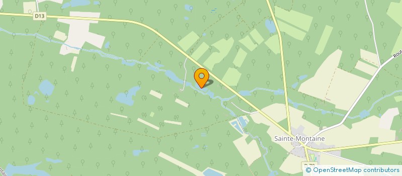 localisation de l'entreprise MONSIEUR TEO DE POMYERS  SAINTE-MONTAINE