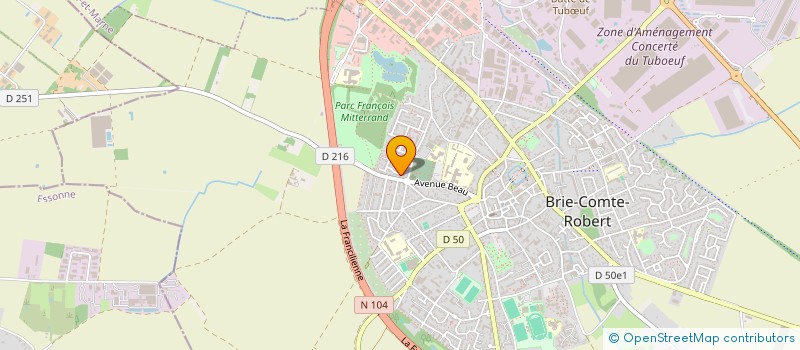 localisation de l'entreprise MONSIEUR TEO DEFFORGE  BRIE COMTE ROBERT