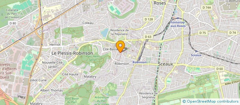 localisation de l'entreprise MONSIEUR TEO DELORME  LE PLESSIS-ROBINSON