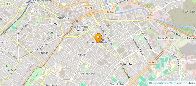 localisation de l'entreprise MONSIEUR TEO DOREMUS  ROUBAIX