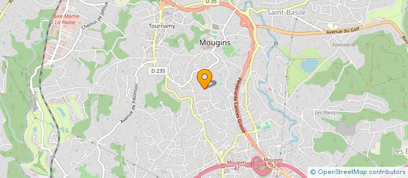 localisation de l'entreprise MONSIEUR TEO ELLENA à MOUGINS