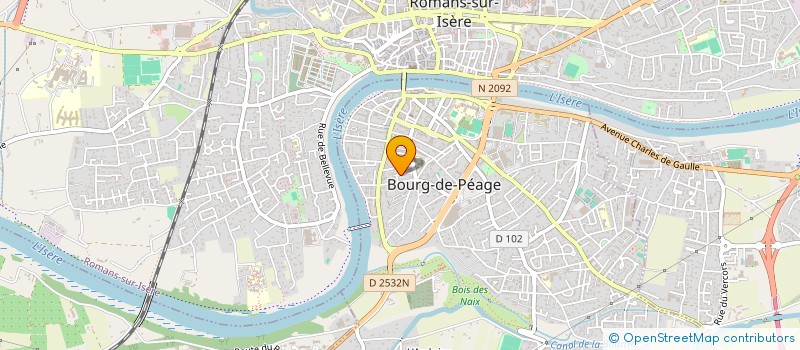 localisation de l'entreprise MONSIEUR TEO GARAVEL  BOURG-DE-PEAGE