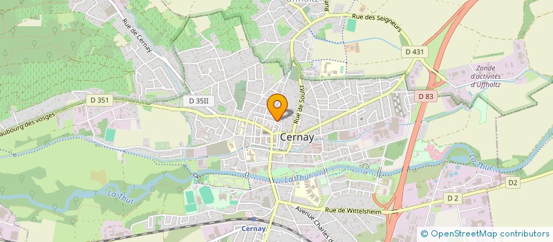 localisation de l'entreprise MONSIEUR TEO GEYMANN à CERNAY