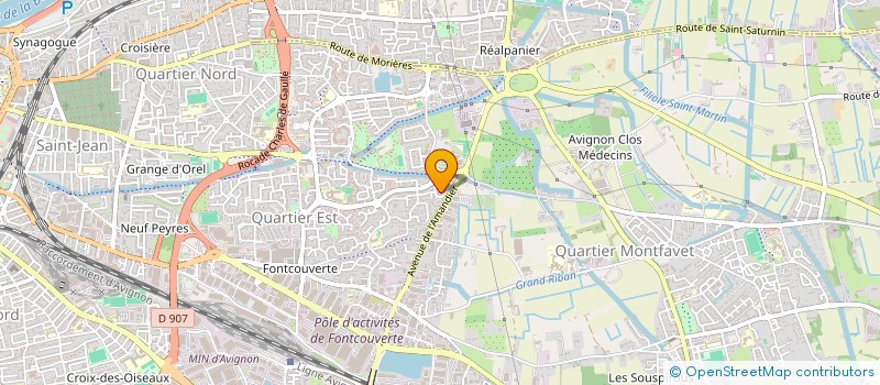 localisation de l'entreprise MONSIEUR TEO KOVACEVIC  AVIGNON