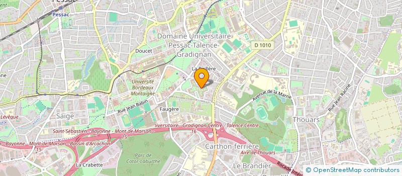 localisation de l'entreprise MONSIEUR TEO LAULAN à PESSAC